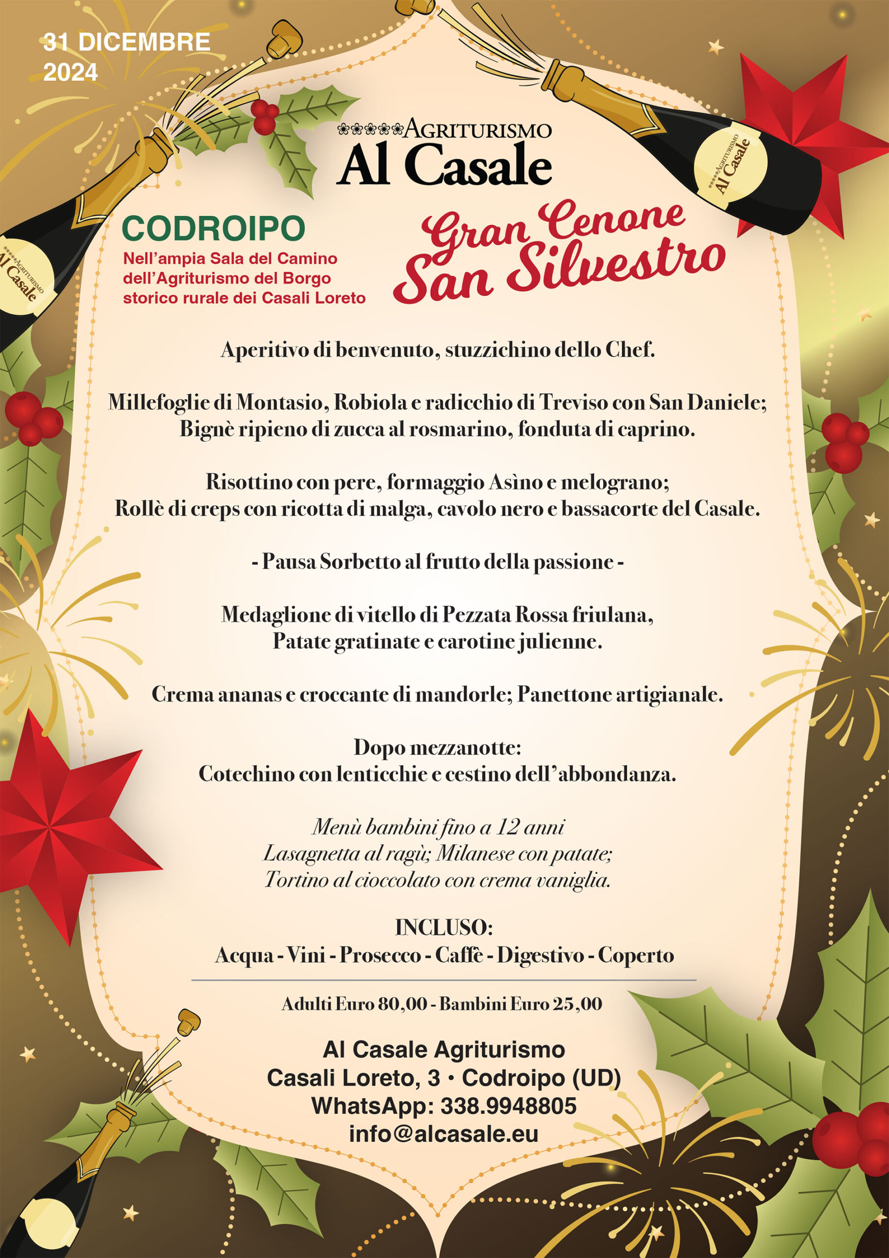 Menu Capodanno Casale 2024 scaled Cenone di capodanno 2024/25   Agriturismo Al Casale Codroipo Copia